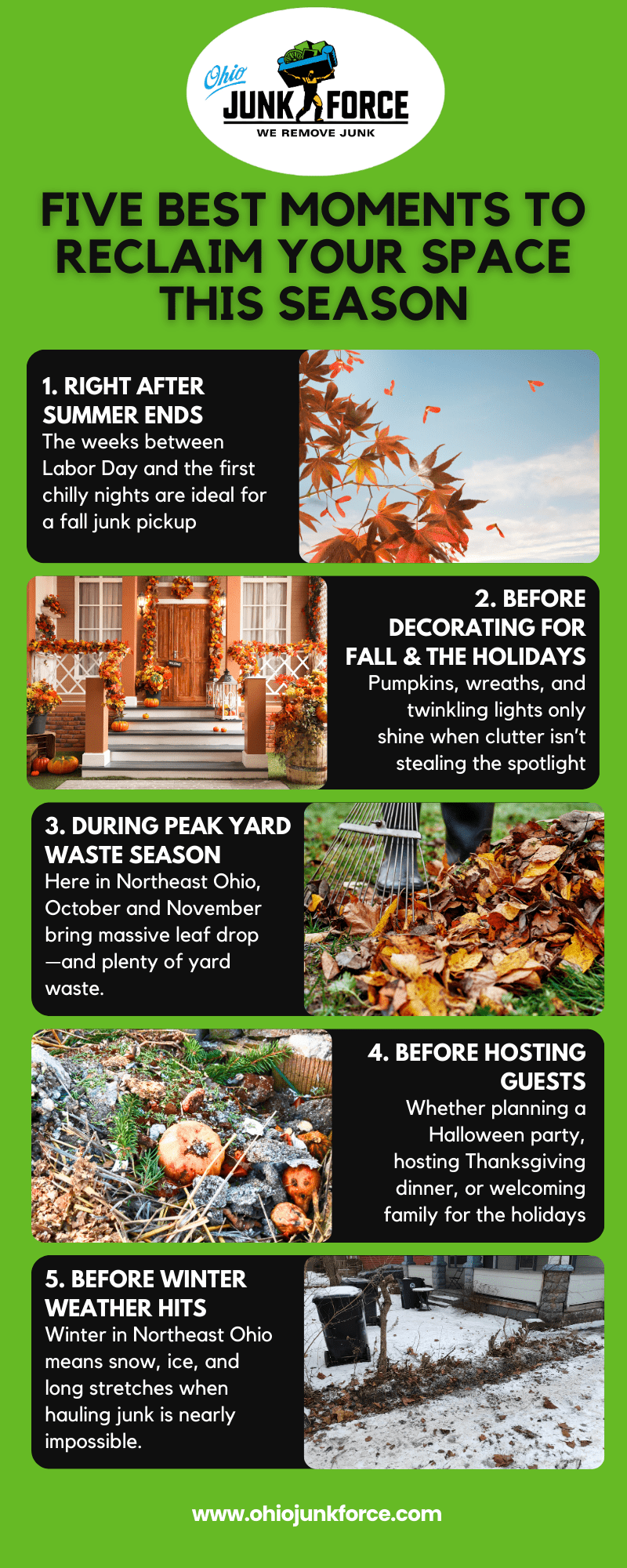 Fall Home Decor Decluttering Tips | Ohio Junk Force