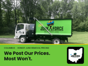 View of truck of Ohio Junk Force.