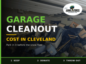 Garage cleanout cost in Cleveland.