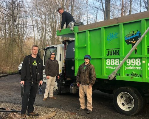 Official truck and crew of Ohio Junk Force